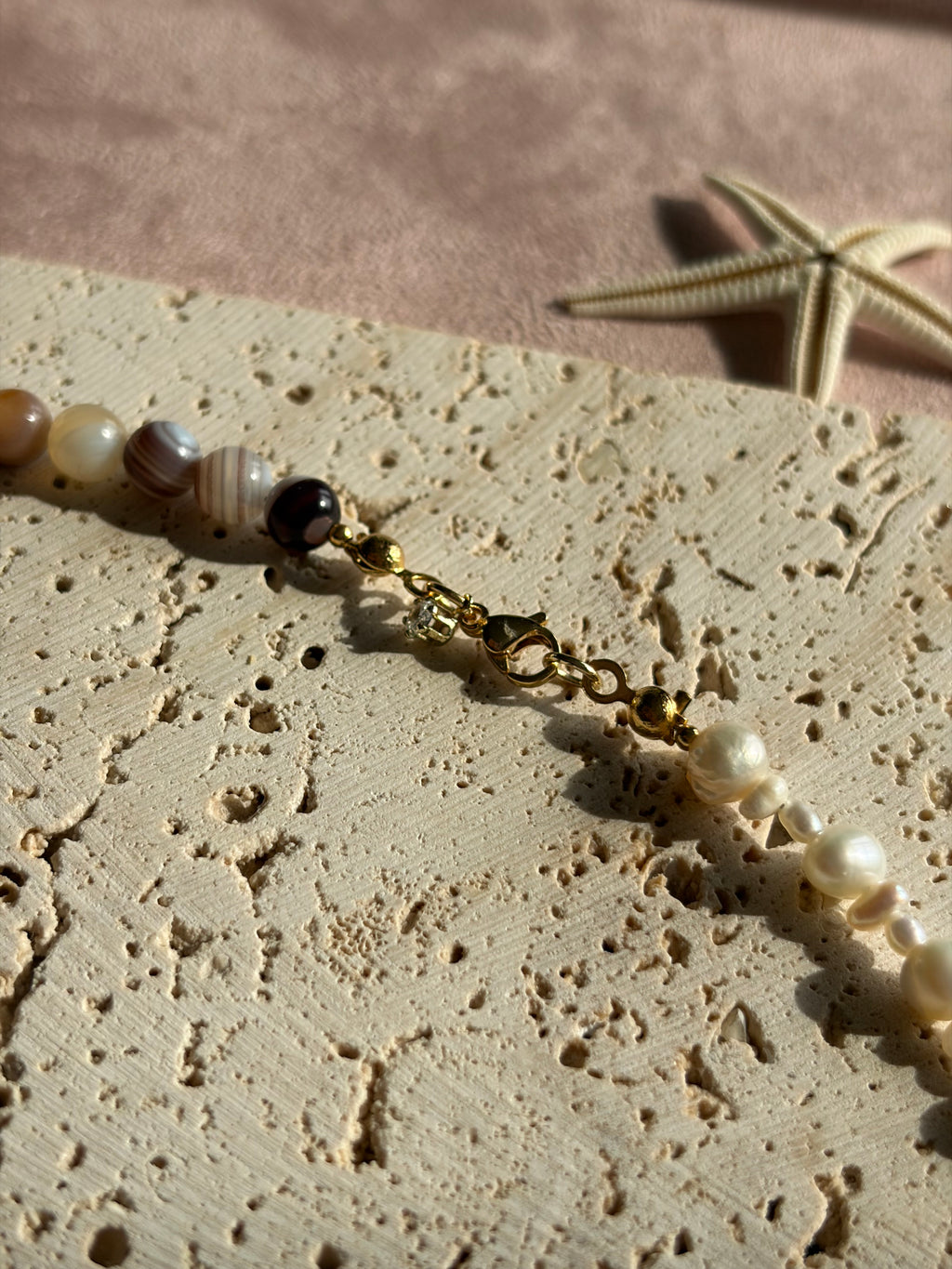 BROWN PEARL - Achat Perlenkette