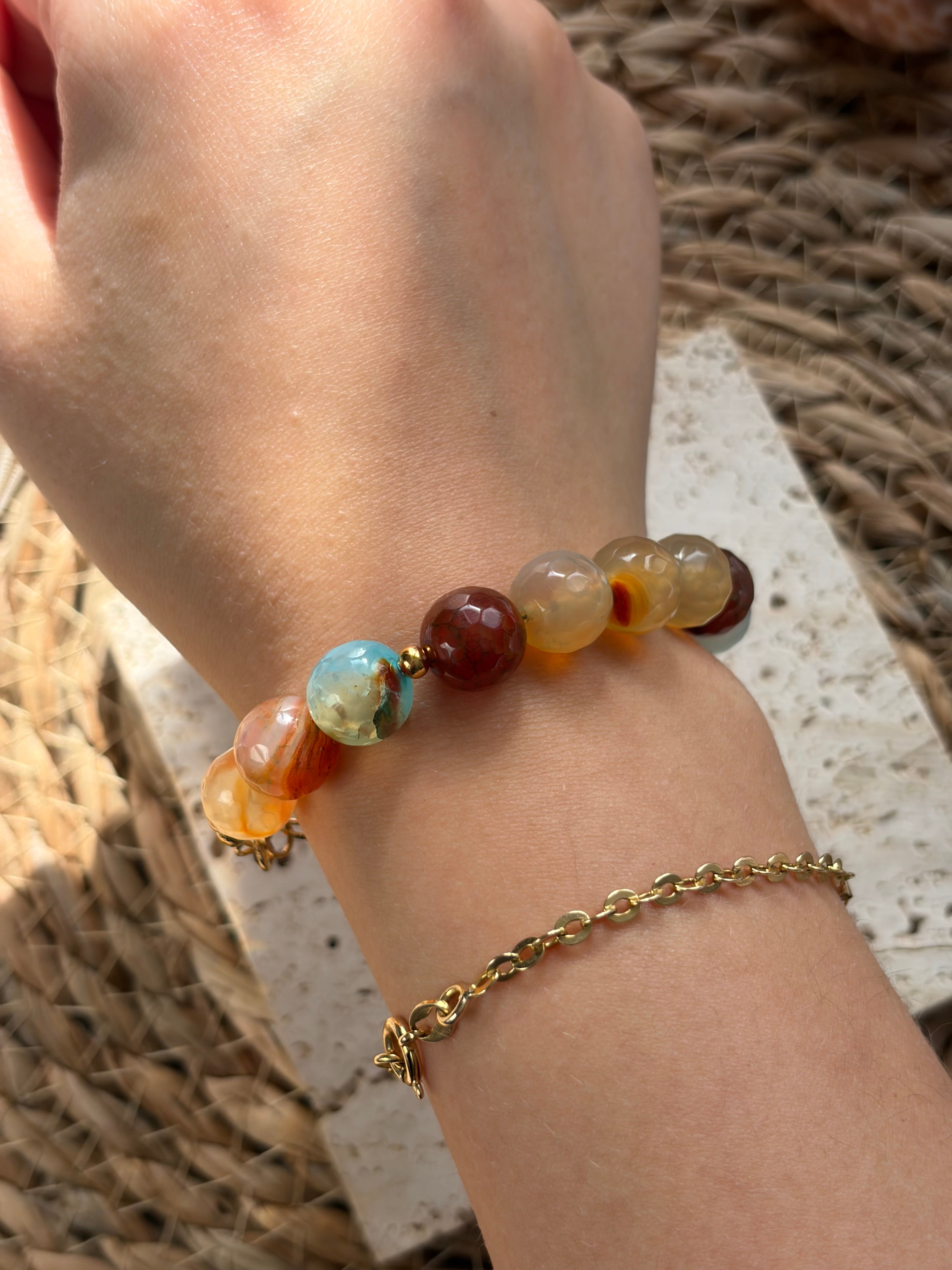 SUNSET - Achat Perlenarmband