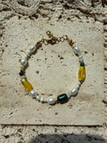 GOLDEN IVY - vergoldetes Perlenarmband